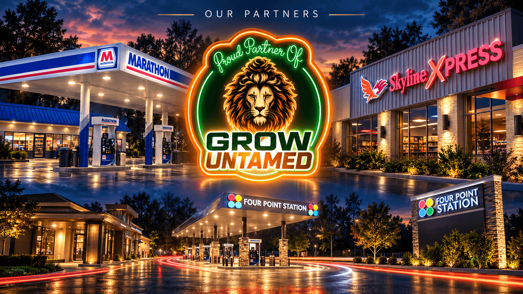 Grow UNTAMED partner network with convenience and pickup partners